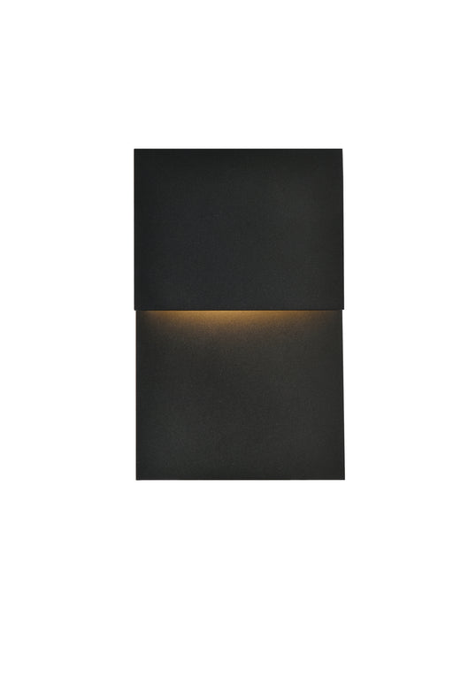 Elegant Lighting - LDOD4029BK - LED Outdoor Wall Lamp - Raine - Black
