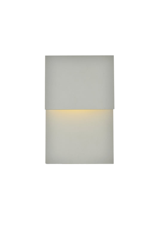 Elegant Lighting - LDOD4029S - LED Outdoor Wall Lamp - Raine - Silver
