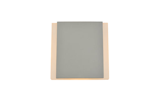 Elegant Lighting - LDOD4030S - LED Outdoor Wall Lamp - Raine - Silver