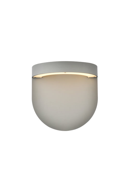 Elegant Lighting - LDOD4031S - LED Outdoor Wall Lamp - Raine - Silver