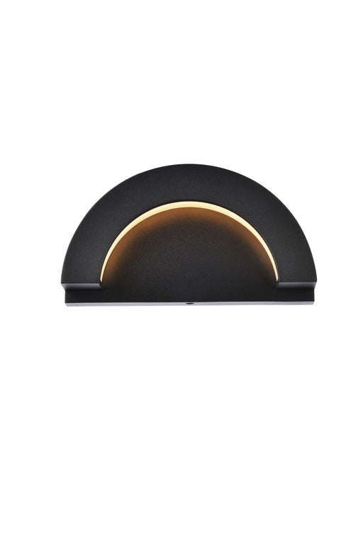 Elegant Lighting - LDOD4032BK - LED Outdoor Wall Lamp - Raine - Black