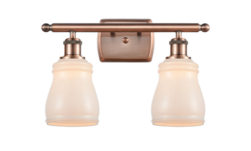Innovations - 516-2W-AC-G391 - Two Light Bath Vanity - Ballston - Antique Copper