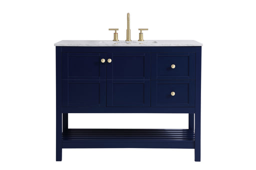 Elegant Lighting - VF16542BL - Single Bathroom Vanity - Thalen - Blue