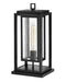 Hinkley - 1007BK - One Light Outdoor Pier Mount - Republic - Black