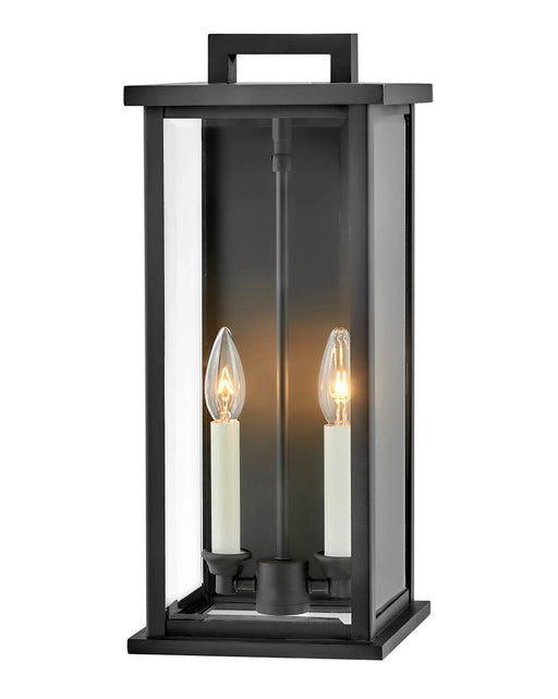Hinkley - 20014BK - Two Light Outdoor Wall Mount - Weymouth - Black