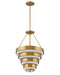 Hinkley - 30184HB - Four Light Chandelier - Echelon - Heritage Brass