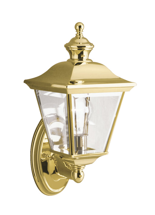 Kichler - 9713PB - One Light Outdoor Wall Mount - Bay Shore - Polished Brass