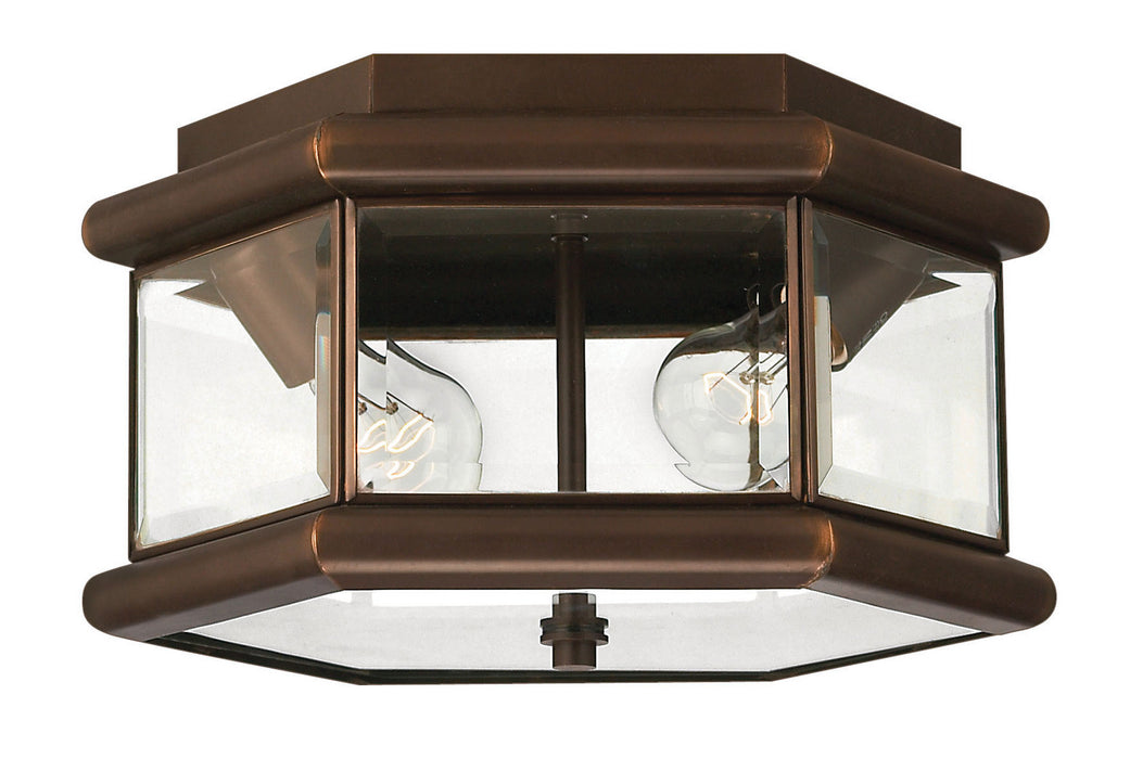 Hinkley - 2429CB - Two Light Flush Mount - Clifton Park - Copper Bronze