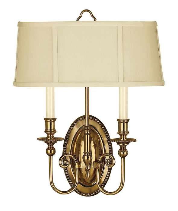 Hinkley - 3610BB - Two Light Wall Sconce - Cambridge - Burnished Brass