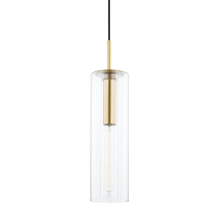 Mitzi - H415701B-AGB - One Light Pendant - Belinda