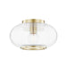 Mitzi - H418501-AGB - One Light Flush Mount - Maggie