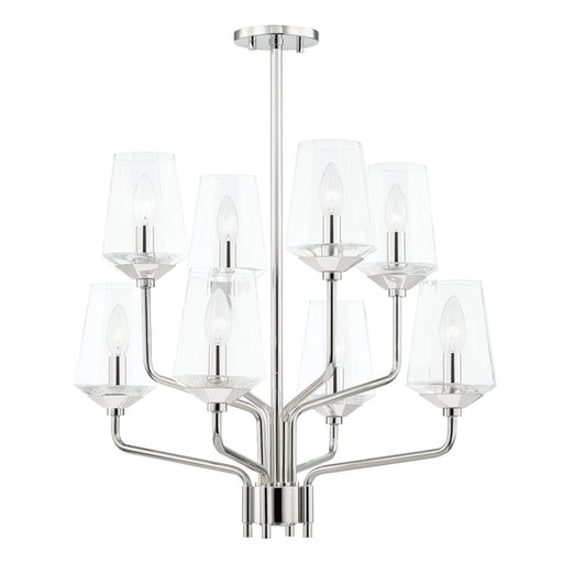 Mitzi - H420808-PN - Eight Light Chandelier - Kayla