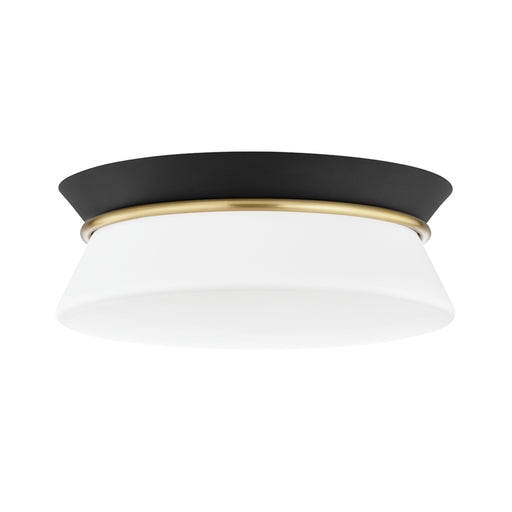 Mitzi - H425502-AGB/BK - One Light Flush Mount - Cath