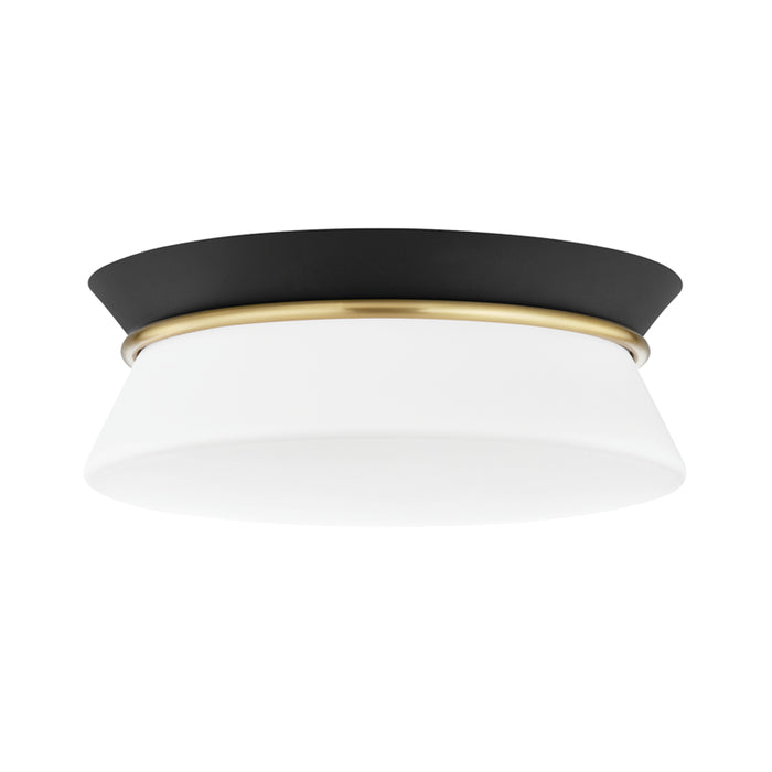 Mitzi - H425502-AGB/BK - One Light Flush Mount - Cath