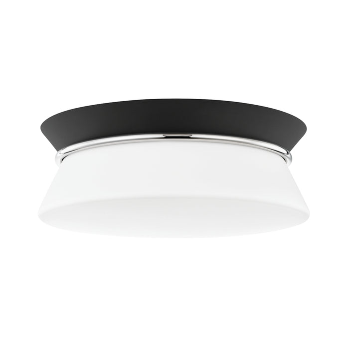 Mitzi - H425502-PN/BK - One Light Flush Mount - Cath