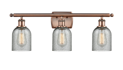 Innovations - 516-3W-AC-G257 - Three Light Bath Vanity - Ballston - Antique Copper