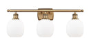 Innovations - 516-3W-BB-G101 - Three Light Bath Vanity - Ballston - Brushed Brass