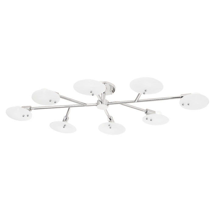 Mitzi - H428608-PN - Eight Light Semi Flush Mount - Giselle