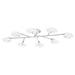 Mitzi - H428608-PN - Eight Light Semi Flush Mount - Giselle