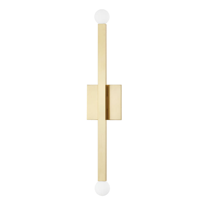 Mitzi - H463102-AGB - Two Light Wall Sconce - Dona