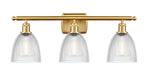 Innovations - 516-3W-SG-G382 - Three Light Bath Vanity - Ballston - Satin Gold