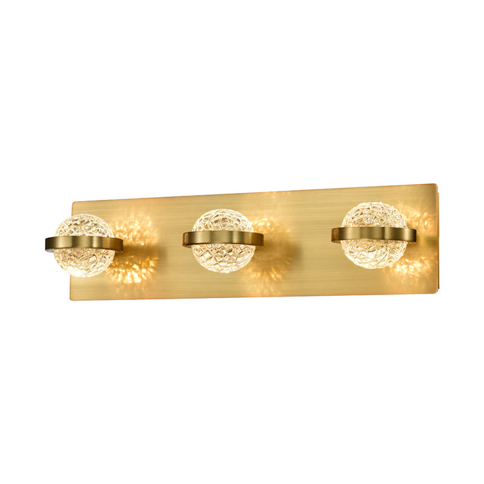 LED Bathbar from the Ryder collection in Gold finish