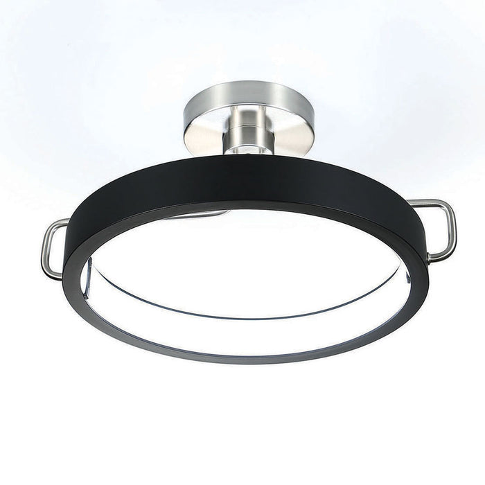 LED Pendant from the Pemberton collection in Satin Nickel finish