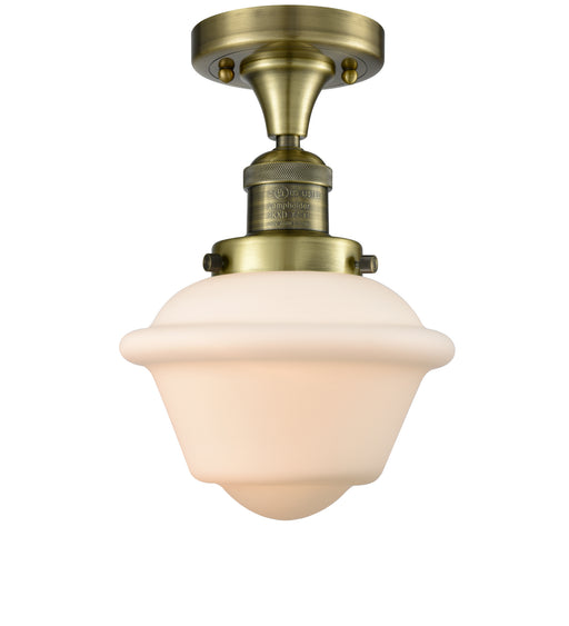 Innovations - 517-1CH-AB-G531-LED - LED Semi-Flush Mount - Franklin Restoration - Antique Brass