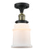 Innovations - 517-1CH-BAB-G181 - One Light Semi-Flush Mount - Franklin Restoration - Black Antique Brass