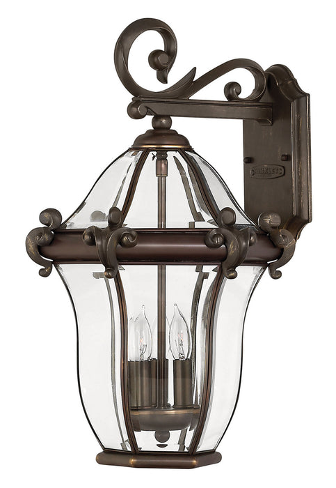 Hinkley - 2444CB - Three Light Wall Mount - San Clemente - Copper Bronze