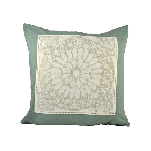 ELK Home - 905018 - Pillow - Cover Only - Crema, Sage, Sage