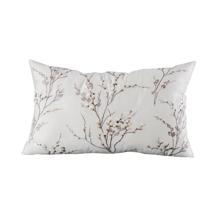 ELK Home - 905247 - Pillow - Cover Only - Willow - Crema, Smoked Pearl, Smoked Pearl