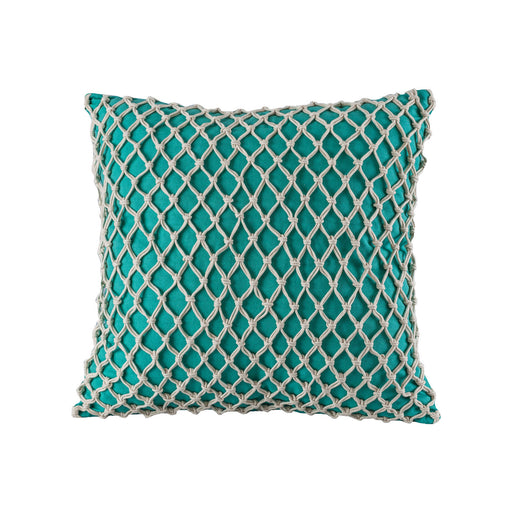 ELK Home - 905346 - Pillow - Cover Only - Cassio - Crema, Teal, Teal