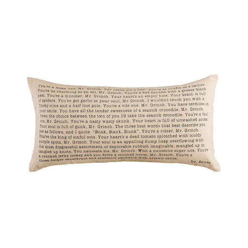 ELK Home - PLW016-P - Pillow - Cover Only - Bleached White, Black Print, Black Print