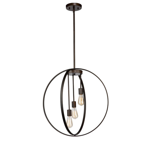 Artcraft - AC10883OB - Three Light Chandelier - Newport - Oil Rubbed Bronze