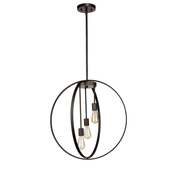 Artcraft - AC10883OB - Three Light Chandelier - Newport - Oil Rubbed Bronze