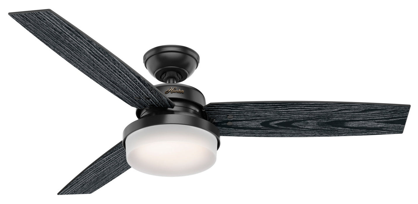 Hunter 52" Sentinel Ceiling Fan with LED Light Kit and Handheld Remote