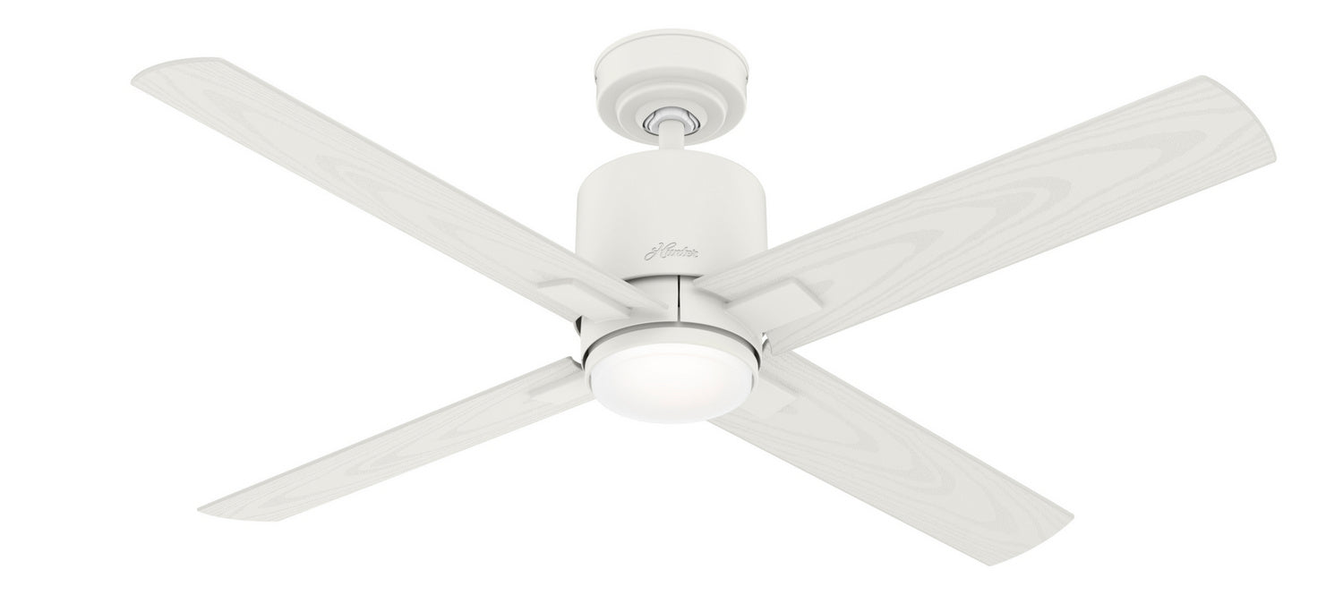 Hunter 52" Visalia Ceiling Fan with LED Light Kit and Handheld Remote