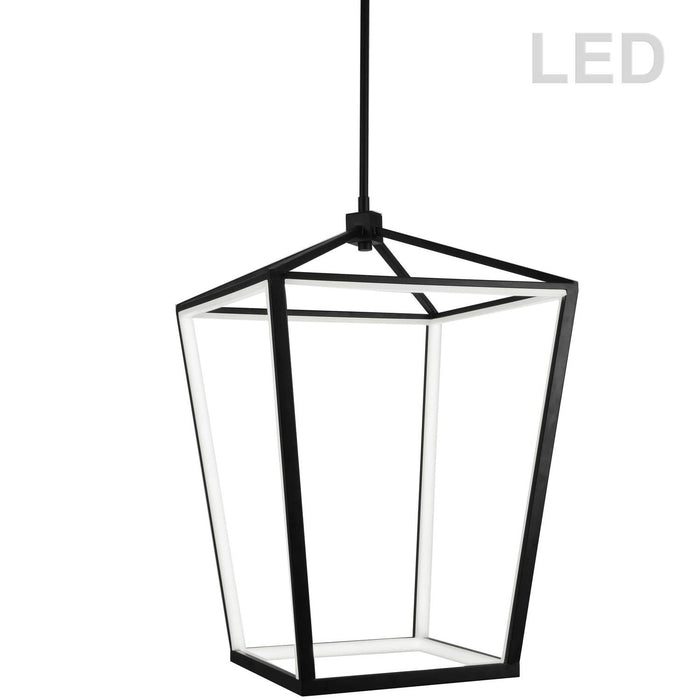 Dainolite Ltd - CAG-2664C-MB - LED Pendant - Cage - Matte Black