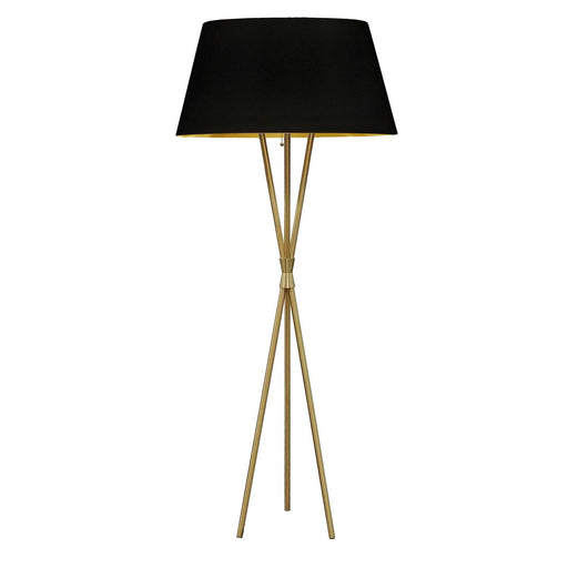 Dainolite Ltd - GAB-601F-AGB-698 - One Light Floor Lamp - Gabriela - Aged Brass