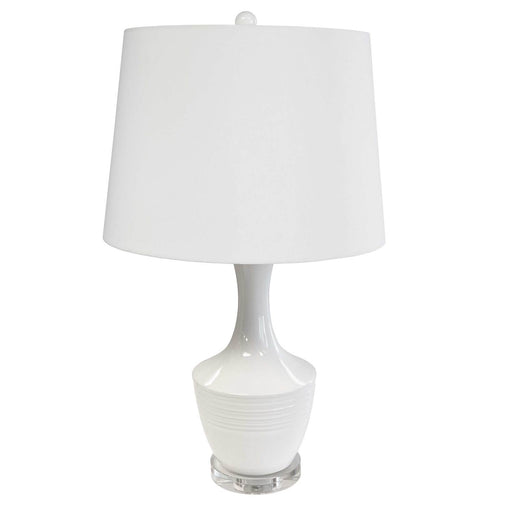 Dainolite Ltd - GOL-271T-WH - One Light Table Lamp - Goliath - Gloss White
