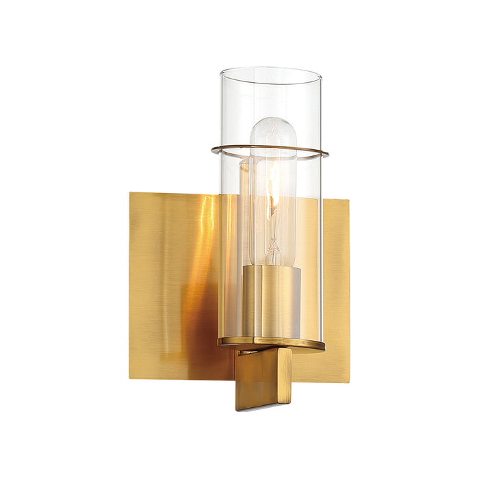 One Light Wall Sconce from the Pista collection in Gold finish