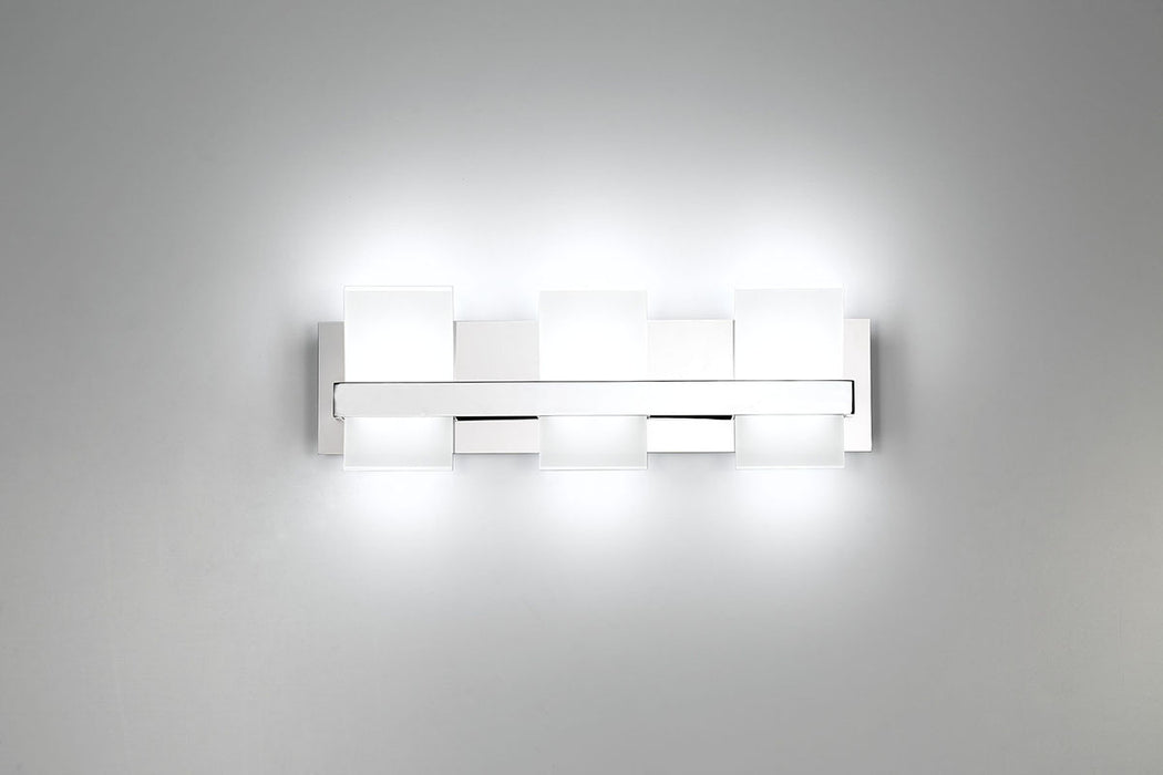 LED Bathbar from the Cambridge collection in Chrome finish