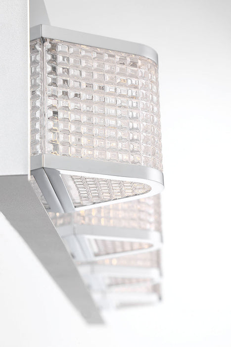 LED Bathbar from the Belgroue collection in Chrome finish