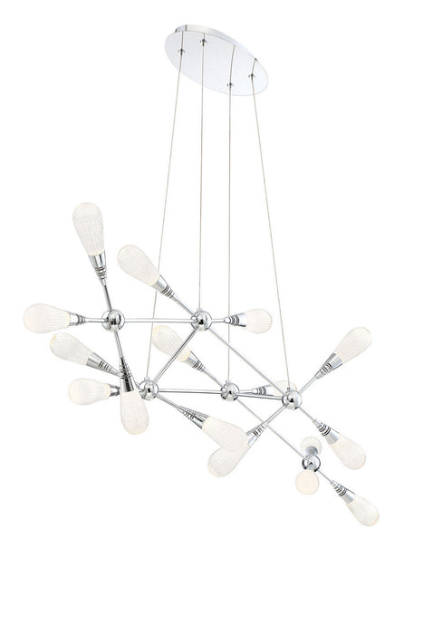LED Chandelier from the Manning collection in Chrome finish