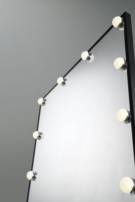 LED Mirror from the Mirror collection in Black finish