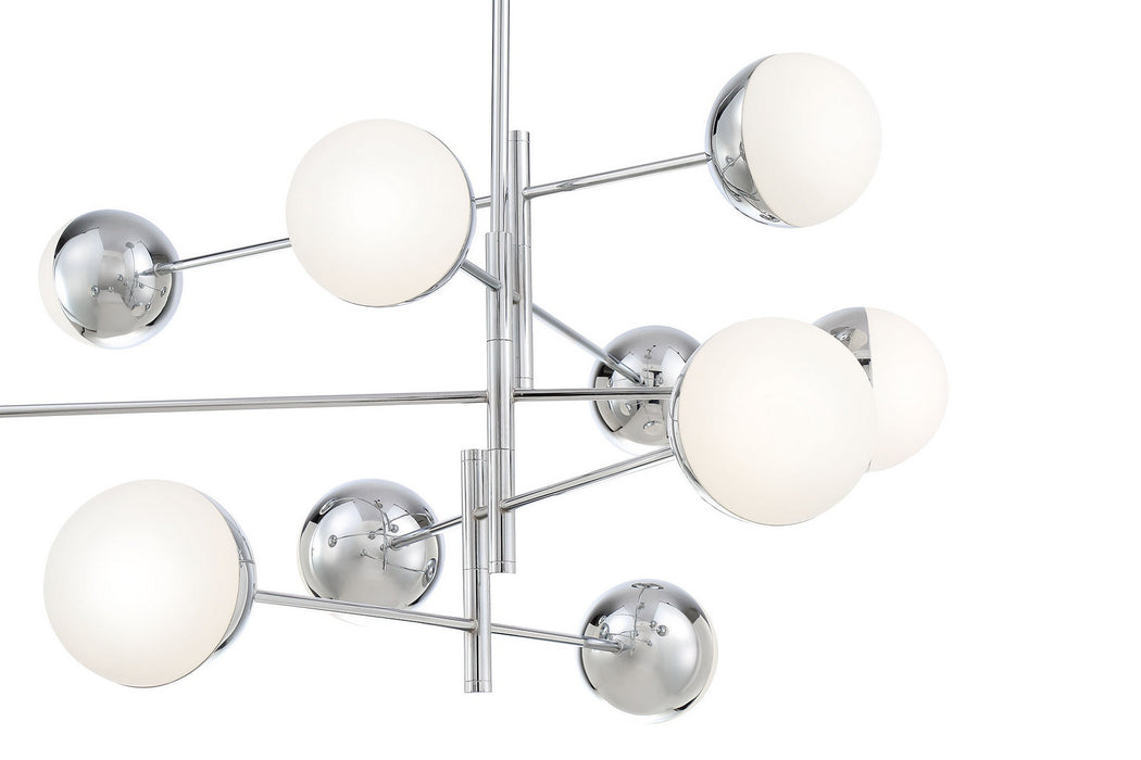 LED Chandelier from the Fairmount collection in Chrome finish