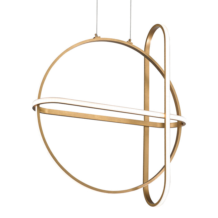 LED Chandelier from the Berkley collection in Stain Gold finish