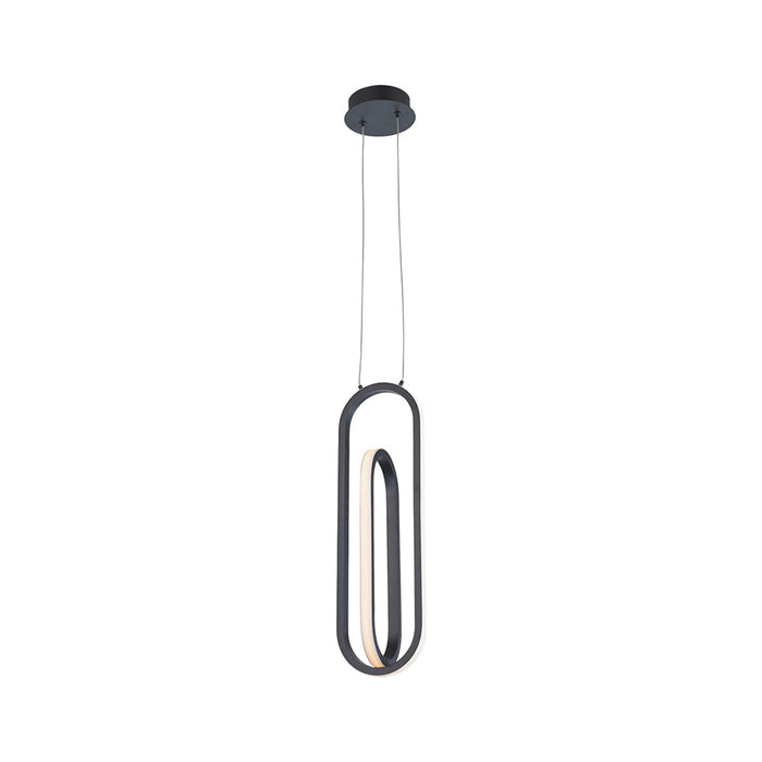 LED Pendant from the Demark collection in Matte Black finish
