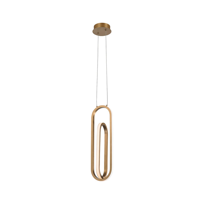 LED Pendant from the Demark collection in Satin Gold finish